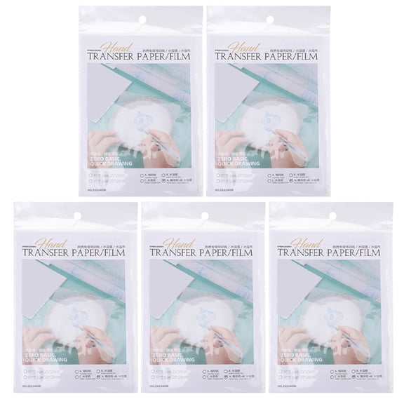 Toyandona 20Pcs Water Soluble Embroidery Paper for DIY Easy Pattern Transfer on T-Shirts and Canvas Shoes