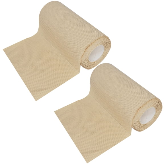 Toyandona 2Pack Oil Absorbing Paper for Fried Food Light Brown Bamboo Pulp