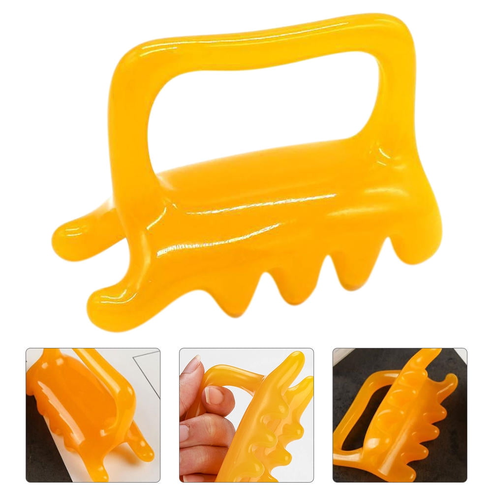 Toyandona 2Pcs Back Trigger Point Massager Resin Massage Tool Yellow ...