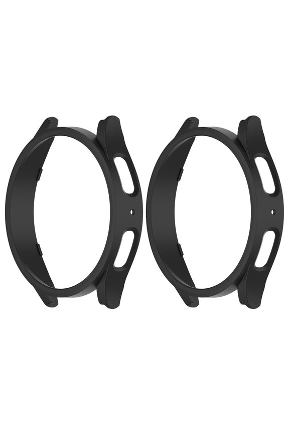 2Pcs Black Hollow Out Watch Protective Shell Stylish Cover for Smartwatch