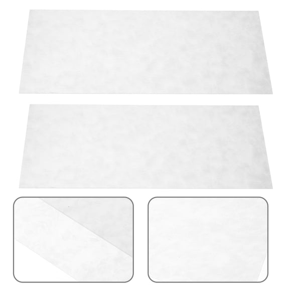 Toyandona 2Pcs Guitar Headstock Overlay White Shell Material for Replacement and Luthier Work Accessories