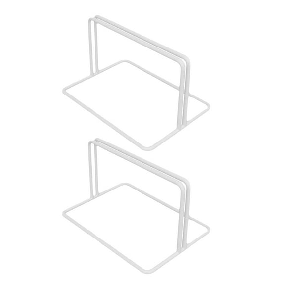 Toyandona 2Pcs Iron Fridge Separator Base Wide Stable Design for Home Freezer and Closet Use