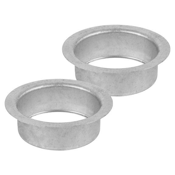 Toyandona 2Pcs Rain Gutter Replacement Outlet Plated Silver Aluminum Alloy Lightweight Easy Install
