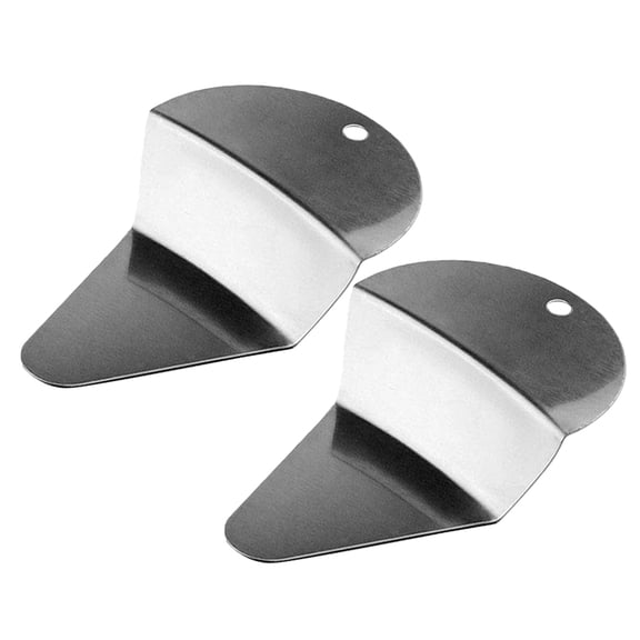 Toyandona 2Pcs Stainless Steel Cake and Pizza Server with Fan Shaped Design for Home Use