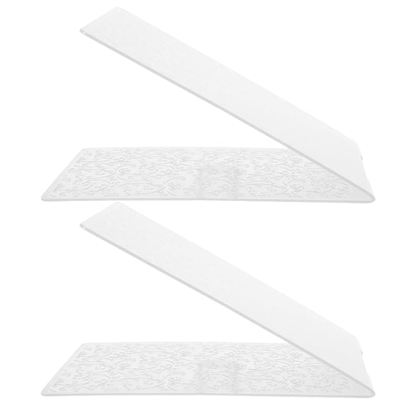 Toyandona Craft Embossing Folder Set with Transparent Vine Texture for Card Making, 2 Pieces for Scrapbooking and Paper Crafts