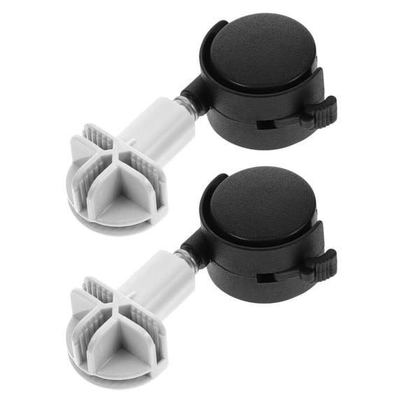 Toyandona 2Pcs Universal Dog Crate Casters White Replacement Wheels for Small Animal Wire Playpen