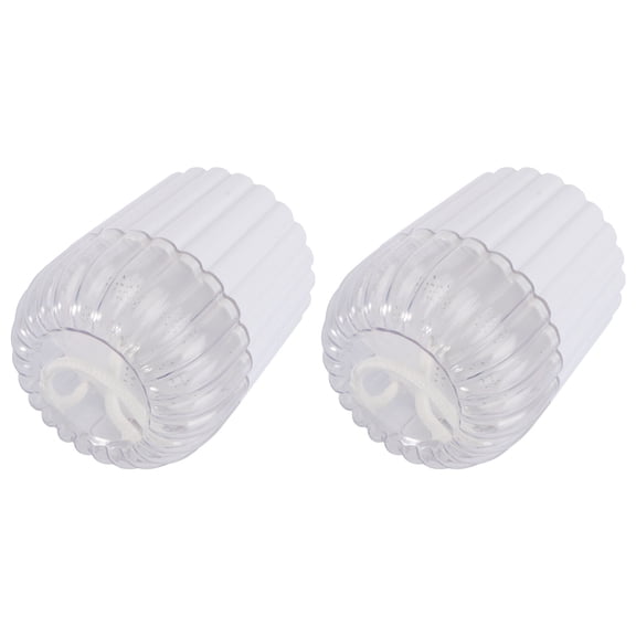 Toyandona 2Pcs White Hydroponic Flowerpot Resin Durable Self Watering Plant Pot for Storage Use
