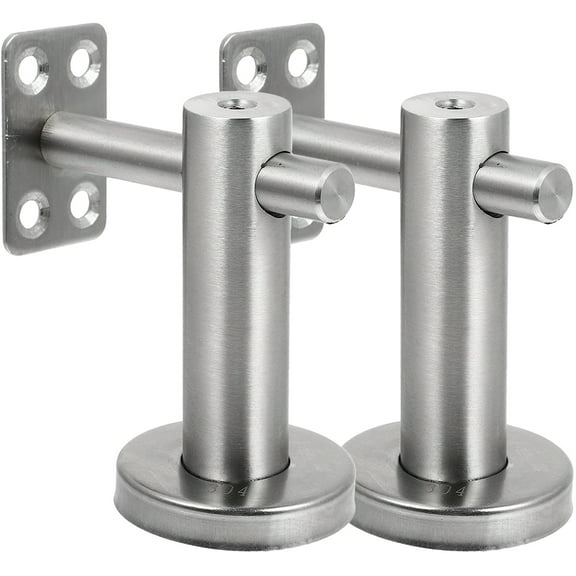 Toyandona 2Pcs Silver Handrail Bracket Stair Support Adjustable for Fire Safety and DIY