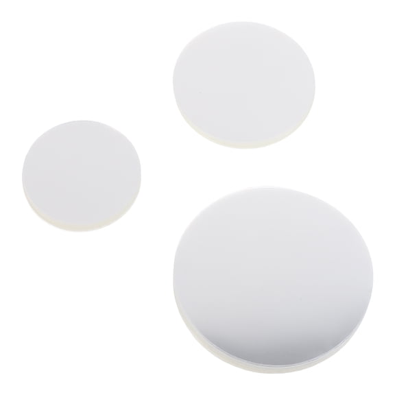 Toyandona 300Pcs Durable Clear Badge Protective Film Transparent Plastic for Button Maker Crafts
