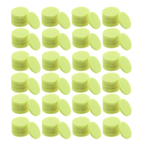 Toyandona 300Pcs Yellow Absorbent Pads for Car Diffuser Refill Compatible with 30Mm Aromatherapy Bottles