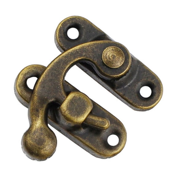 Toyandona 30Pcs Spring Latch Hasp Catch Chest Lock Made of Metal Easy to Install Rustproof