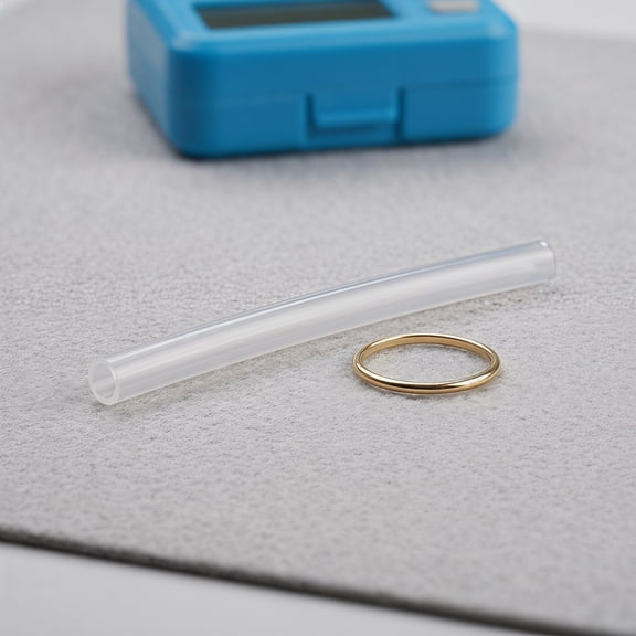 Toyandona 30Pcs Transparent Heat Shrink Wrap Tubing Flexible and Clear Protective Sleeve for Jewelry Fastening