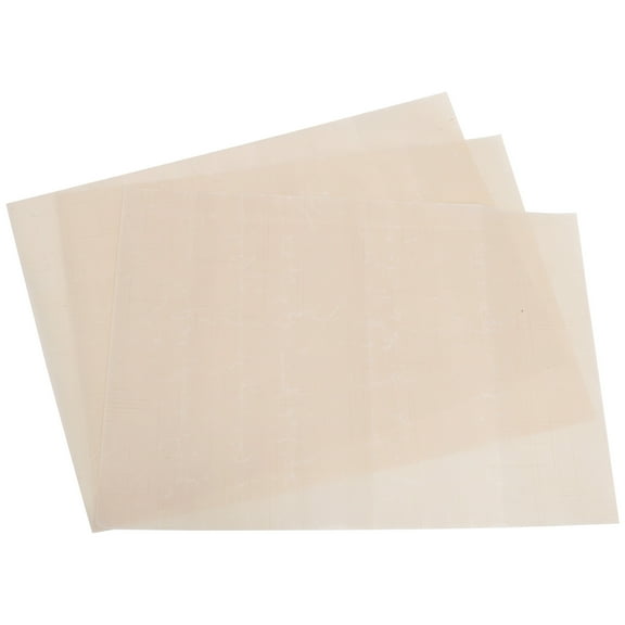 Toyandona 3Pcs Beige Nonstick Baking Mats Tear Resistant Reusable Oven Sheets for Cookies