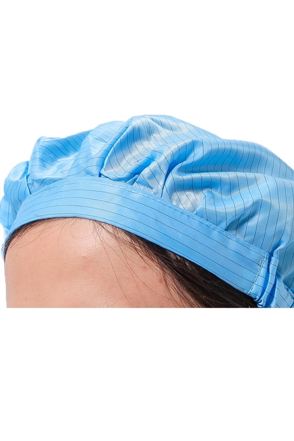 4Pcs Anti Static Cap Assorted Colors Polyester Protective Hat for Electronics and Food Industry