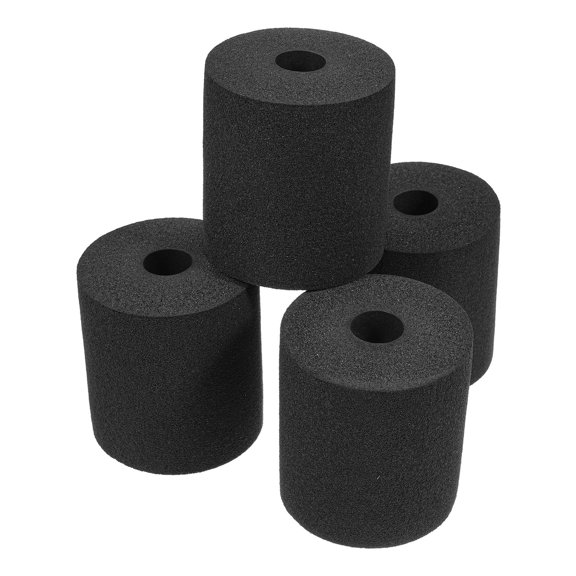 Toyandona 4Pcs Black Sponge Roller for Glue Machine Manual Adhesive Spreader Accessory
