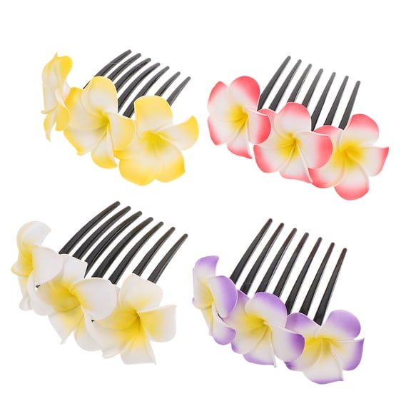 Toyandona Flower Hair Combs Assorted Color for Weddings and Proms Easy to Use