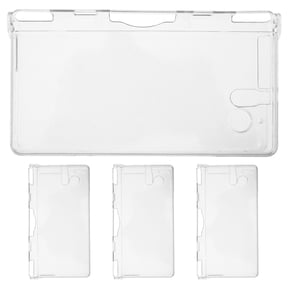 Toyandona 4-Pack Clear Protective Cases for Game Consoles with Precise Openings and Shockproof Transparent Covers