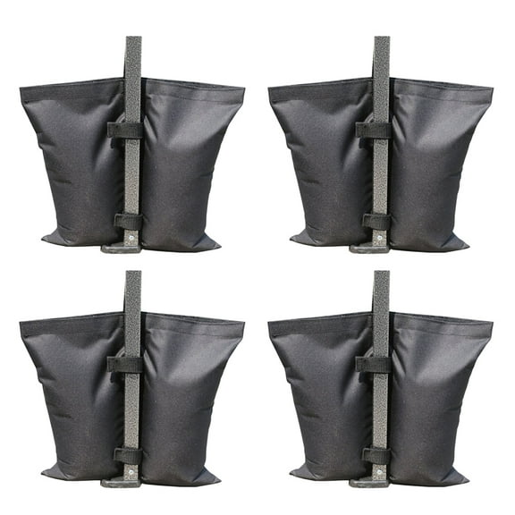 Toyandona Marquee Weights Black Tent Fixing Sandbags Easy Attach Fill 4Pcs