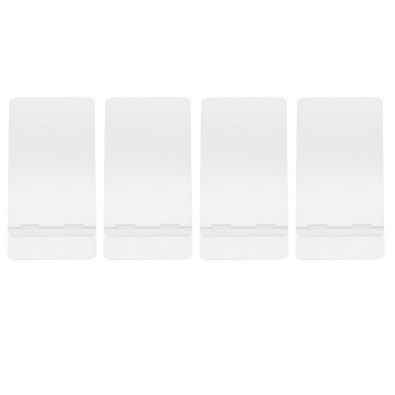 Toyandona 4Pcs Transparent Acrylic Message Board Multifunctional Desktop Writing Board