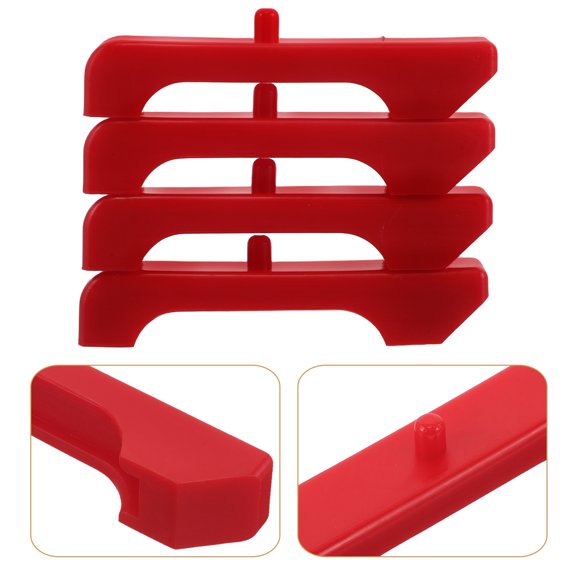 Toyandona 4Pcs Red Radiator Mounting Pads Car Insulator Bushings for Extended Radiator Lifespan and Stability