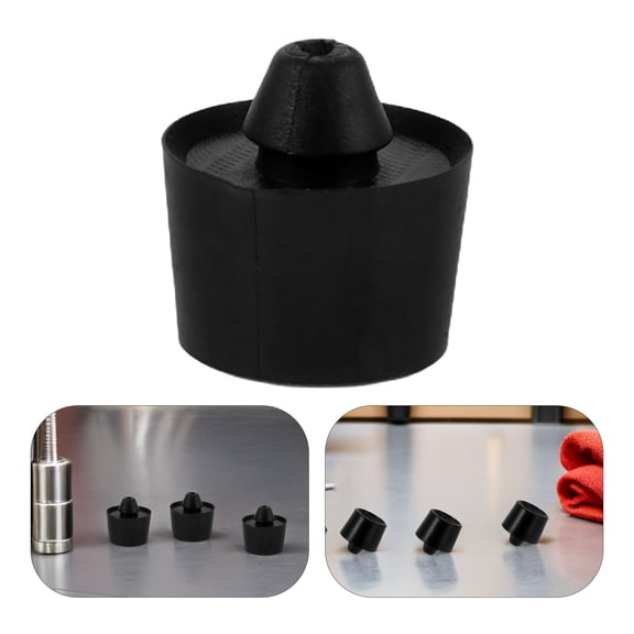 Toyandona 50 Pieces Shockproof Rubber Car Hood Bumper Blocks Universal Fit for Vehicle Hood and Safety