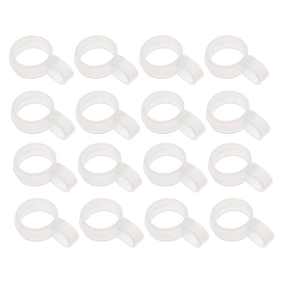 Toyandona 50Pcs Drying Rack Clip Tool Transparent Windproof Hanger Hooks for Space Efficient Clothes Hanging