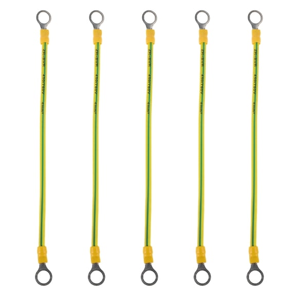 Toyandona 5Pcs Copper Ground Strap Braided Cable for Automotive Battery Connection with Durable Material