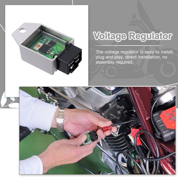 Toyandona 5Pcs Motorcycle 4 Pin Voltage Stabilizer Rectifier High Precision Reliable
