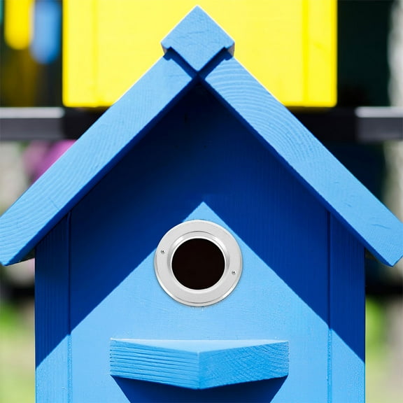 Toyandona 6Pcs Aluminum Parrot House Hole Protectors with Antibite Design for Bird Nesting Accessories