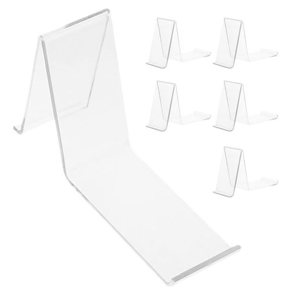 Toyandona 6pcs Clear High Heel Stand Acrylic Shoe Display Riser for Seasonal Footwear Display
