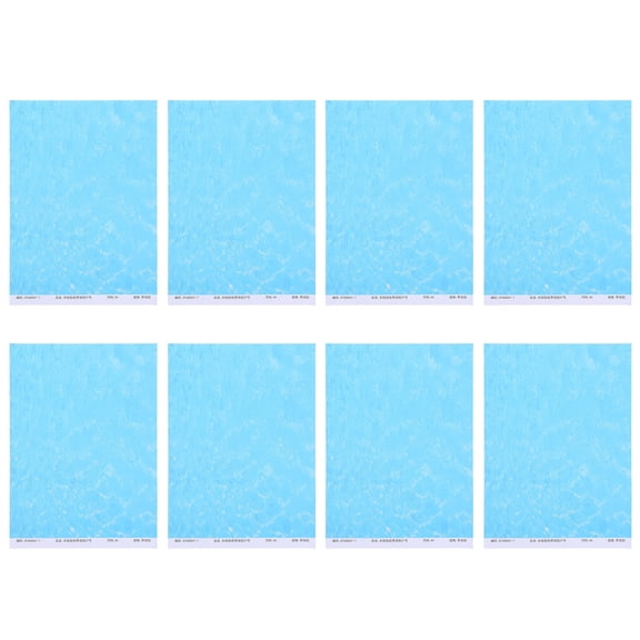 Toyandona 8-Piece Pearlescent Water Sheets for River, Lake Scenery, and Model Decoration Projects