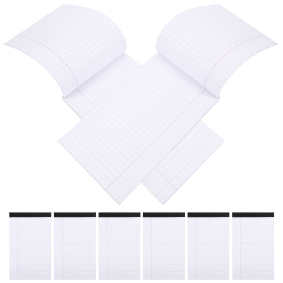 Toyandona A5 White Notepads Sleek Minimalist Design for Office Use 8Pcs