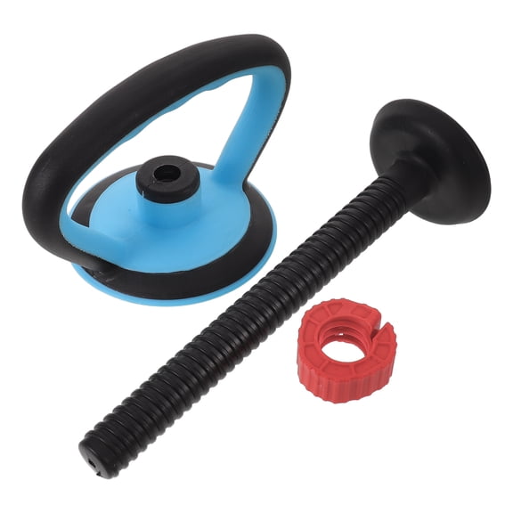 Toyandona Adjustable Kettlebell Handle Blue for Dumbbell Weight Plate Conversion Strength Training