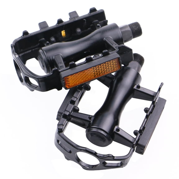 Toyandona Adjustable Tension Track Pedals for Mountain Bikes Universal Black Metal