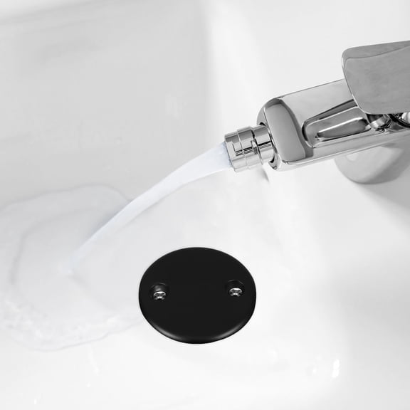 Toyandona Black Bath Tub Plug Replacement Durable Material Fits American Style Tub with Smell Prevention