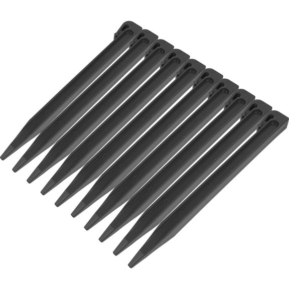 Toyandona Black Landscaping Stakes Garden and Camping Ground Nails