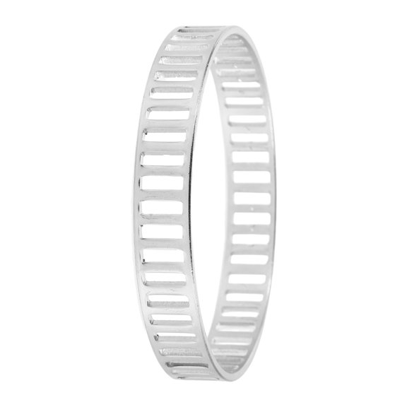 Toyandona Car ABS Wheel Sensor Ring Plated Silver with High Resistance Material for Speed Sensor Stability