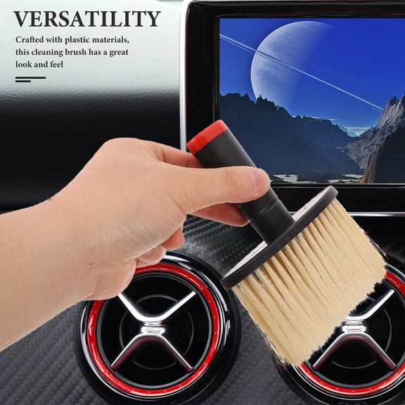 Toyandona Car Interior Detailing Brush Multi Use Vent and Gap Cleaning Tool with Soft Fibers