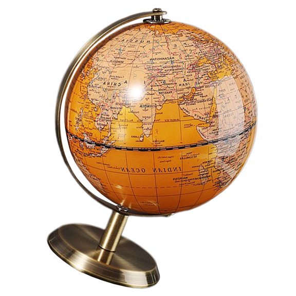 Toyandona Decorative Multi Color Desktop Globe with Sturdy ABS and Metal Construction for Home and Office Decor