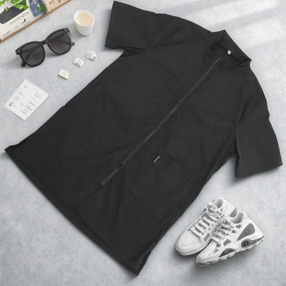 Toyandona Grooming Clothes Waterproof Dog Grooming Uniform for Women Nylon Black 1Set