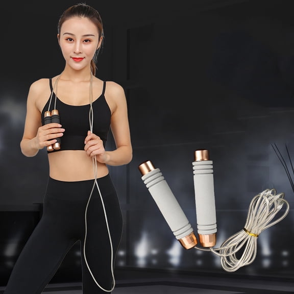 Toyandona Weighted Golden Jump Rope for Adults with Portable Design Ideal for Cross Fit