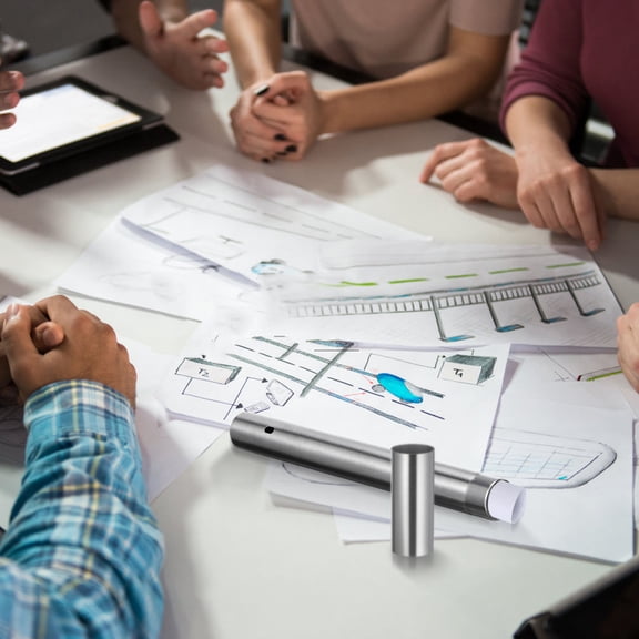 Toyandona Practical Stainless Steel Diploma Holder Tube with Easy Organizing Feature