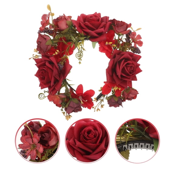 Toyandona Artificial Flower Headpiece, Multi-Color, Comfortable and Lightweight for Elegance