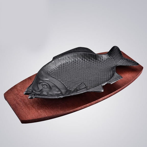 Toyandona Fish-Shaped Serving Plate, Decorative Dinner Dish for Steak, Salad, Pasta, Appetizers