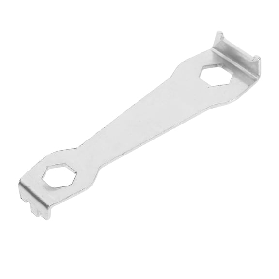 Toyandona Heavy Duty Plated Silver Bike Wrench for Chainring Nut and Crankset Removal Suitable for Road and Mountain Bikes