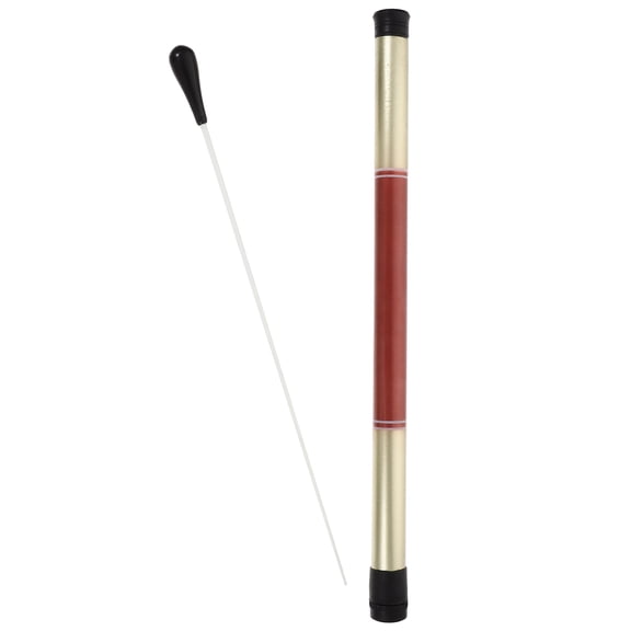 Toyandona High Hardness Black Metal Conducting Baton with Unique Shape and Convenient Storage Cylinder