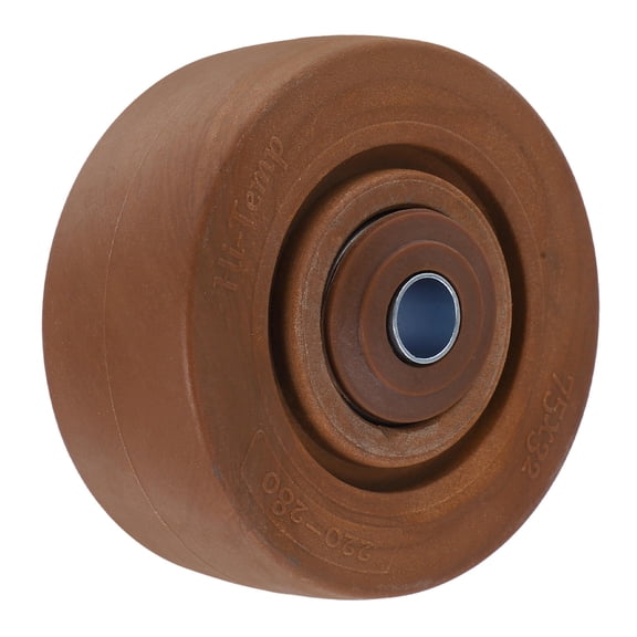 Toyandona High Temperature Oven Caster Wheel Brown Fiberglass Nylon Home