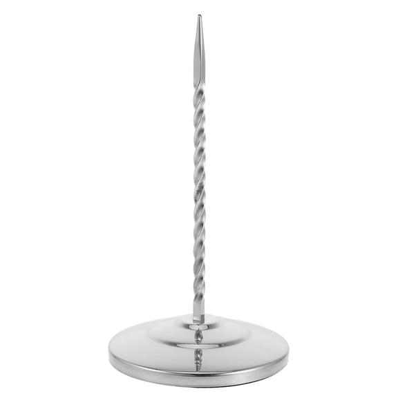 Toyandona Stainless Steel Menu Holder Plated Desk Receipt Organizer with Sleek Modern Design