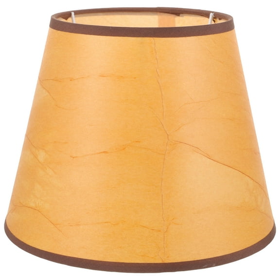 Supvox Decorative Chocolate Desk Lamp Shade Fabric Cover for Indoor Table Lamps