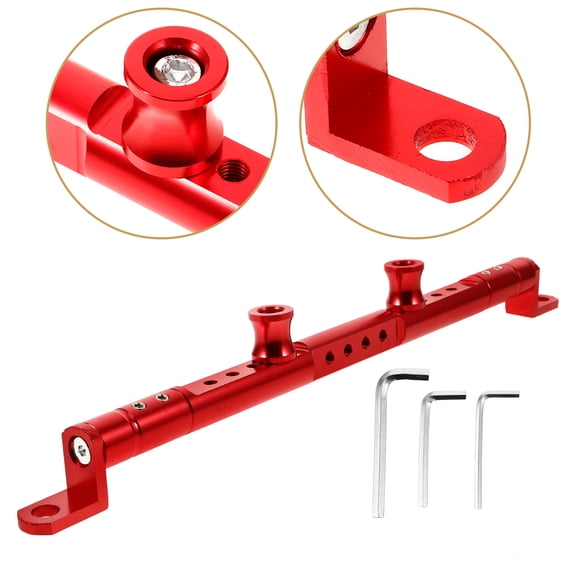Toyandona Motorcycle Handlebar Balance Bar Red for Scooter Modification and Stability